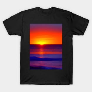 BEAUTIFUL OCEAN SUNSET PURPLE HUED T-Shirt